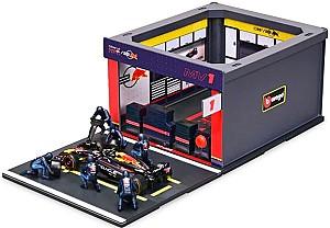 Set de jucarii BBURAGO Pit Pass Oracle Red Bull Racing RB20 (18-38453)