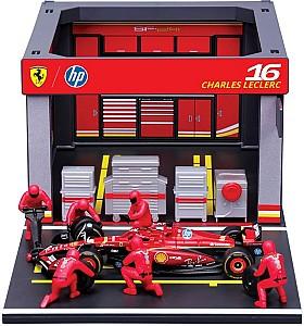 Set de jucarii BBURAGO Pit Pass Ferrari SF-24 (18-36862)