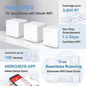 Echipament Wi-Fi Mercusys Halo H30G(3-pack)