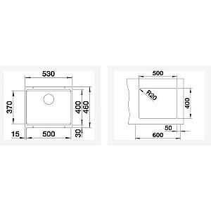 Chiuveta de bucatarie Blanco Etagon 500-U ( 527075)