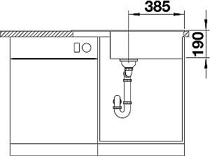 Chiuveta de bucatarie Blanco Zia XL 6 S (526019)