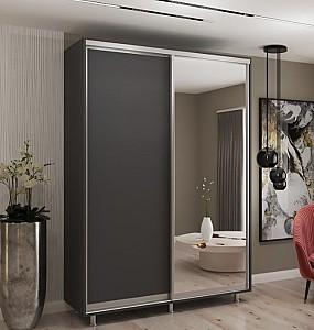 Dulap-cupe My-Style 1.7 x H2.2 m Pal + Oglinda Antracit