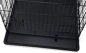 Cusca pentru caini Beeztees WIRECAGE 2DOORS Black XXL