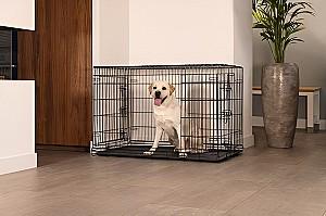 Cusca pentru caini Beeztees WIRECAGE 2DOORS Black XXL