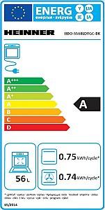 Cuptor electric incorporabil Heinner HBO-S568LDTGC-BK
