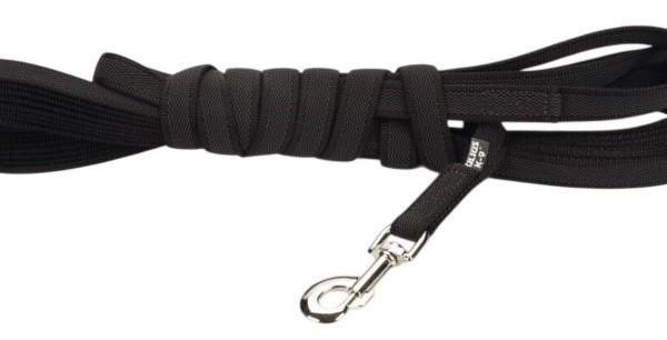 Ham pentru caini Beeztees K9 Antislip Leash + Handle Black 1000