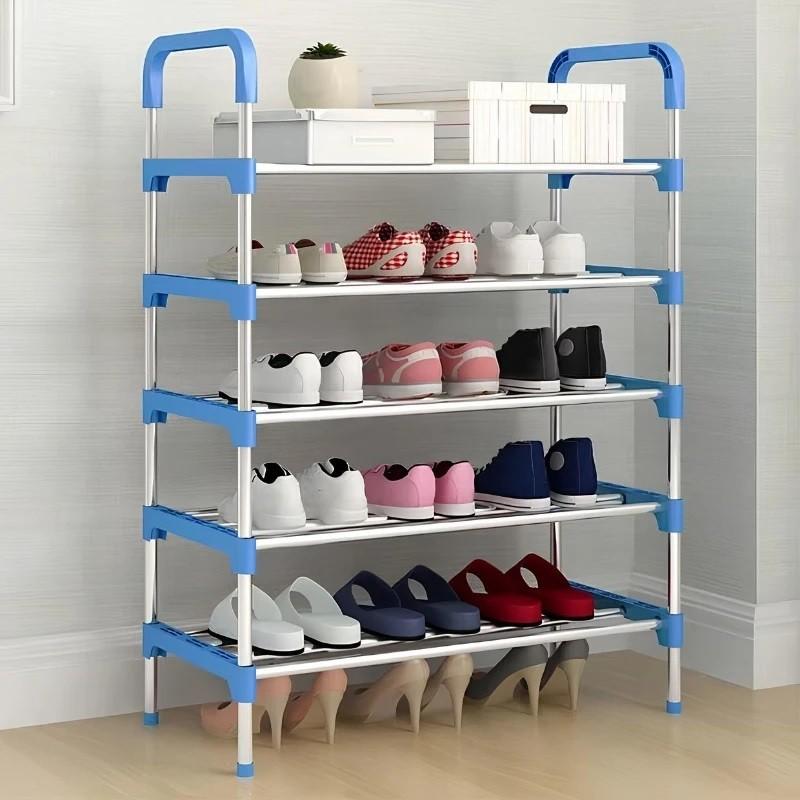 Raft pentru incaltaminte 4Life Soleo Inox/Blue