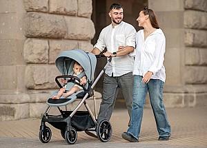 Carucior 3 in 1 Kikka Boo Chiara Grey