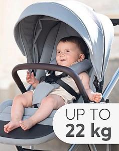 Carucior 3 in 1 Kikka Boo Chiara Grey