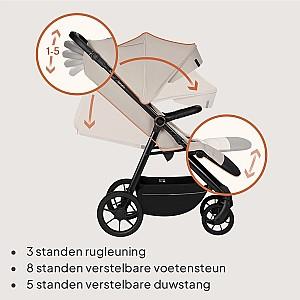 Carucior de plimbare Lionelo Iva Beige Sand