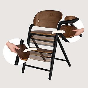 Scaun de masa multifunctional Lionelo Celia Black Wood