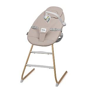 Scaun de masa multifunctional Lionelo Dalia Grey Stone Natural + Balansoar