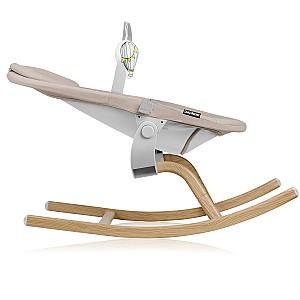 Scaun de masa multifunctional Lionelo Dalia Grey Stone Natural + Balansoar