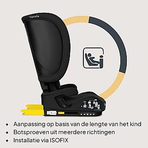 Scaun auto copii Lionelo Orin Black Carbon