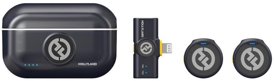 Microfon Hollyland LARK M2 Lighting Plug Duo (Shine Charcoal)