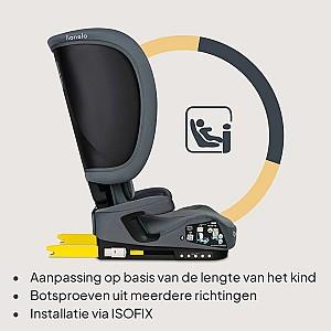 Scaun auto copii Lionelo Orin Grey Graphite