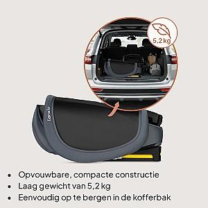 Scaun auto copii Lionelo Orin Grey Graphite