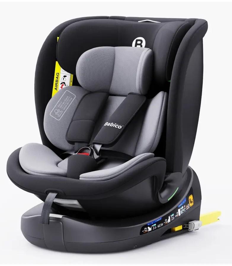 Scaun auto copii Bebico i-SIZE ISOFIX C011 Dark Grey