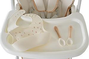 Scaun de masa simplu Moni Lindo White