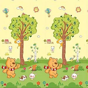 Covoras de joaca copii 4Play Animale/Tren 35815