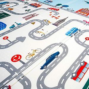 Covoras de joaca copii 4Play Animale/Trafic 35822