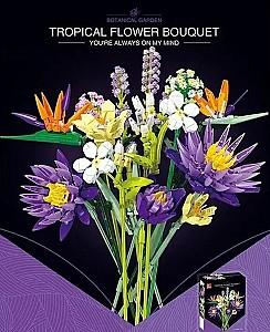 Constructor Jie Star Tropical Flower Bouquet JJ9046