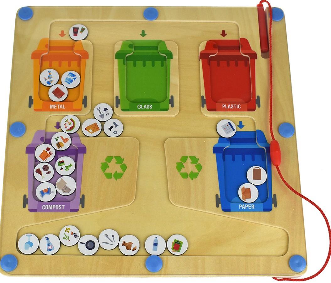 Joc de logica Tooky Toy Recycling Maze TH065