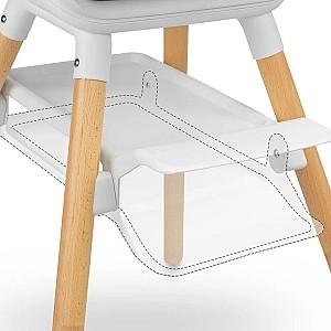 Scaun de masa multifunctional Caretero Bravo Gri