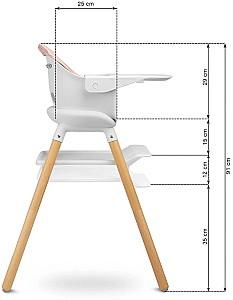Scaun de masa multifunctional Caretero Bravo Gri