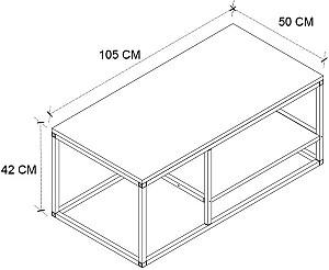 Masuta de cafea, reviste Bofigo 22-03-01 White