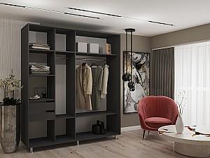 Dulap-cupe My-Style 2.2 x H2.3 m Pal Antracit