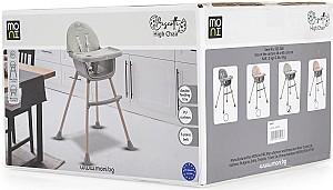Scaun de masa multifunctional Moni Biscotti Grey
