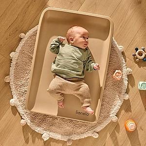 Saltea de infasat Lionelo Megs Grey Dove