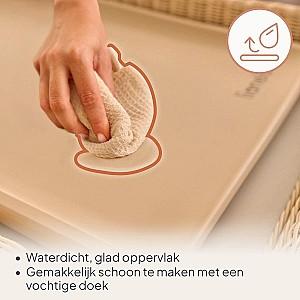 Saltea de infasat Lionelo Megs Grey Dove