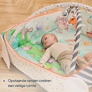 Covoras de joaca copii Lionelo Anika Natural Multicolor