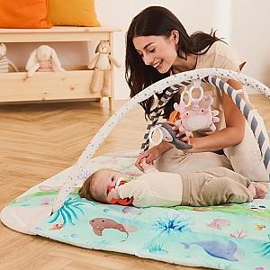 Covoras de joaca copii Lionelo Anika Natural Multicolor