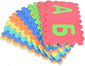 Covoras de joaca copii Moni Puzzle Letters RU Multicolor