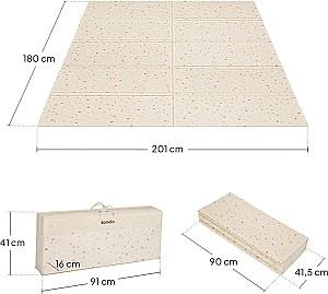 Covoras de joaca copii Lionelo Zora Beige