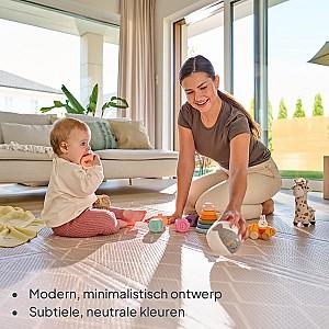 Covoras de joaca copii Lionelo Zora Beige