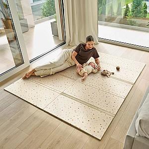 Covoras de joaca copii Lionelo Zora Beige