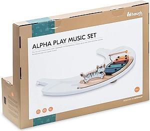 Jucarie muzicala Hauck Alpha Play Music Set Zebra White
