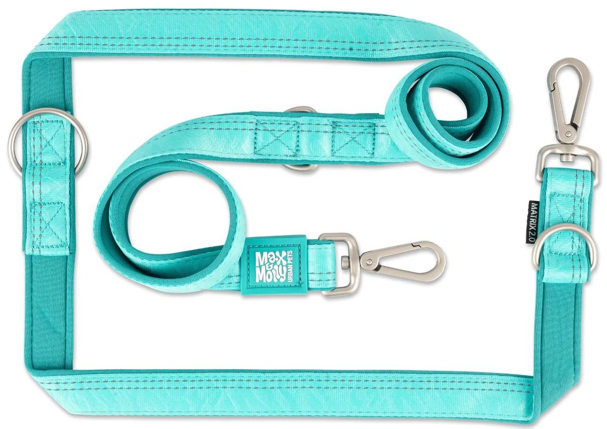 Ham pentru caini Max & Molly Multi-Function Matrix 2.0 Turquoise L (306012)