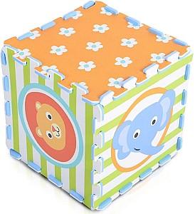 Covoras de joaca copii Moni Puzzle Animals Multicolor