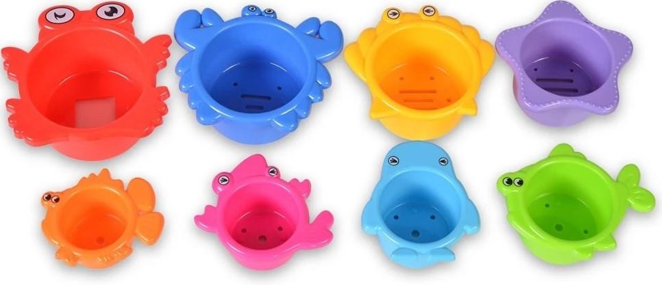 Jucărie pentru apă și baie Moni Stacking Cups