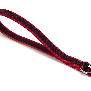 Ham pentru caini Beeztees K9 Antislip Leash + Handle Red 180
