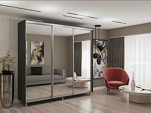 Dulap-cupe My-Style 2.3 x H2.3 m Oglinda Antracit