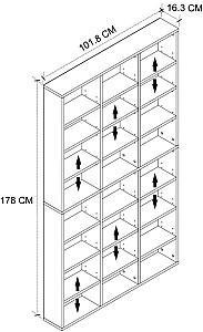 Etajera Bofigo 15-24-01 White