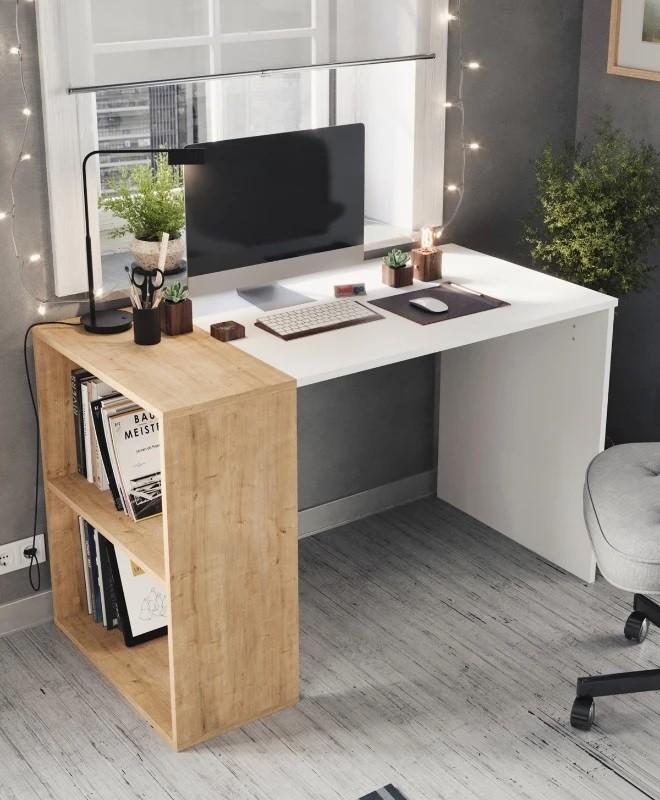 Masa de birou Bofigo 20-35-41 Oak/White
