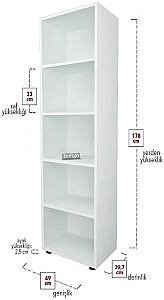 Etajera Bofigo 13-25-01 White