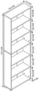 Etajera Bofigo 15-16-08 Anthracite